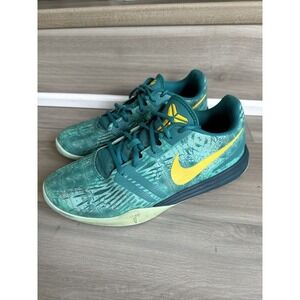 Nike KB Mentality "Easter" Kobe Bryant Artisan Teal/Yellow/Green Men's Size 10.5